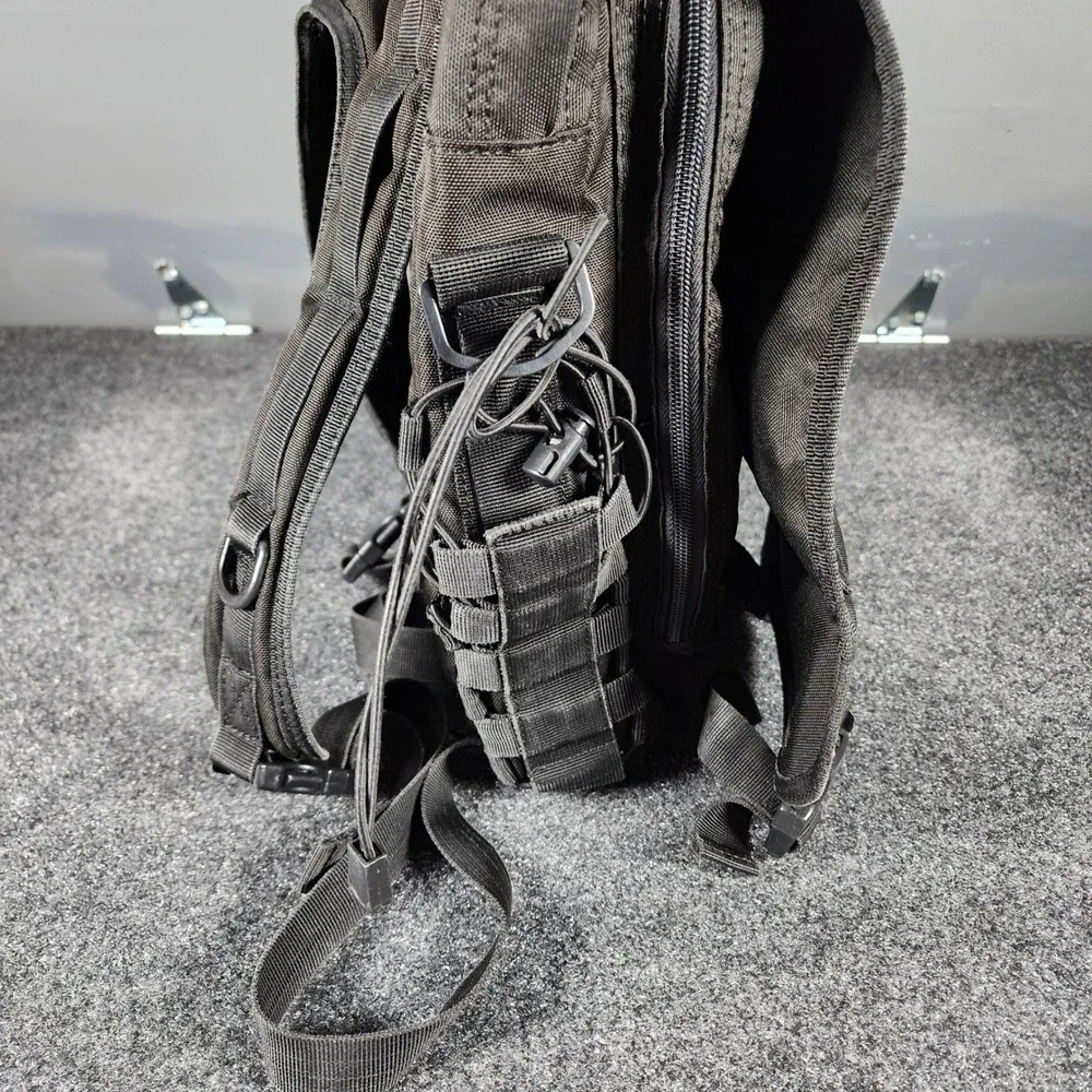 Seibertron‎ Tactical Series Backpack Black MOLLE Military Style Rucksack Bag